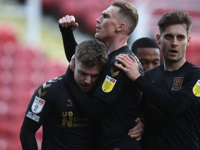 In the thick of things throughout. Nearly every set-piece and long throw caused problems. Fine ball for Guthrie and nearly scored a spectacular free-kick when spotting Wollacott off his line from near halfway... 7 CHRON STAR MAN