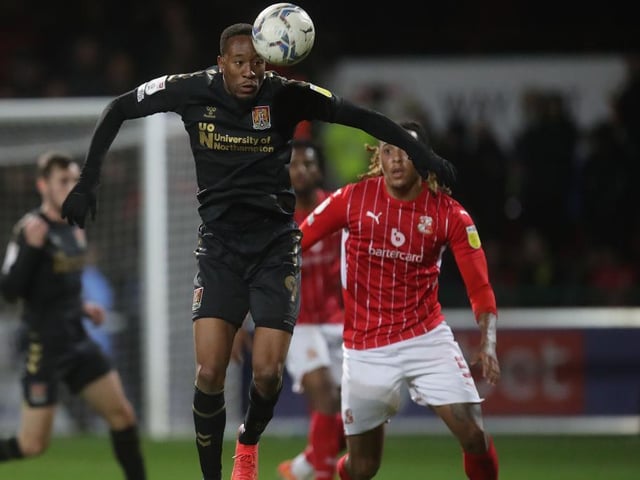 A little more height or power on his header and Cobblers would have had one back during the crazy 15-minute spell after half-time... 6