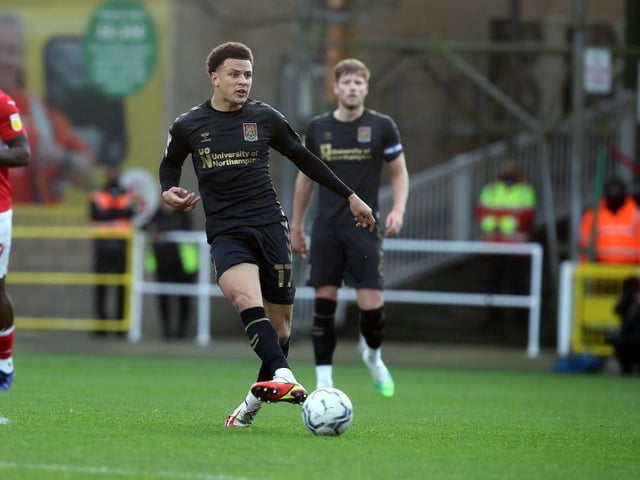 Unfortunate to deflect Payne's cross straight to McKirdy for the opener, but atoned with a brilliant pass that assisted Hoskins' equaliser. Unable to get any control in midfield as the game became open and stretched, not helped by his early yellow card... 6