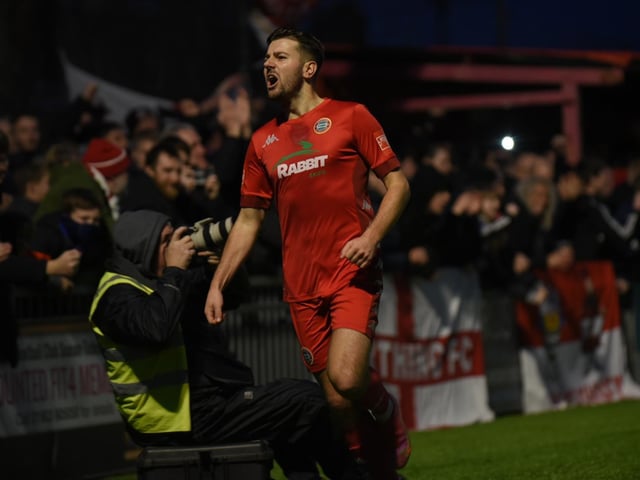 Action, penalties and goal celebrations from Worthing's 3-1 Isthmian premier win over Horsham at Woodside Road / Picture: Marcus Hoare
