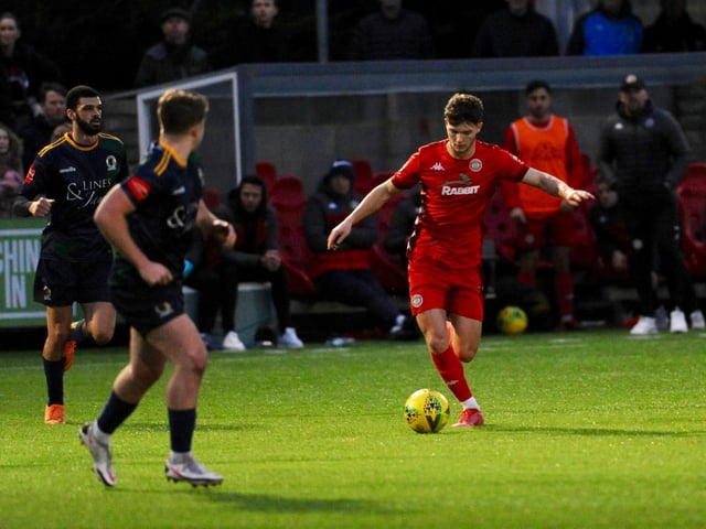Action, penalties and goal celebrations from Worthing's 3-1 Isthmian premier win over Horsham at Woodside Road / Picture: Stephen Goodger
