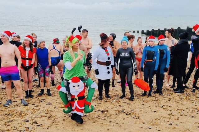 Fish 2 Water, an Eastbourne swimming club that focuses on sea water swimming, hosted the Boxing Day swim to raise money for the RNLI. SUS-220401-093442001