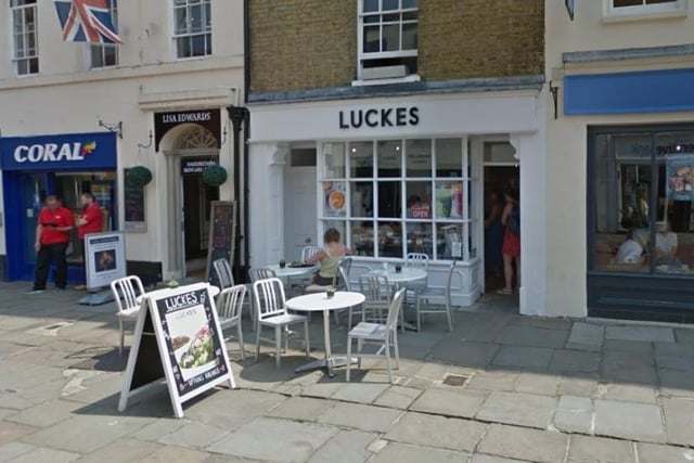 Luckes, North Street. The 'healthy eating spot' has a range of vegan offerings.