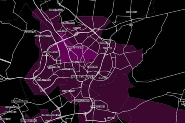 In the seven days to December 30 the total number of new cases in Peterborough as a whole was 2706 a big increase of 928 (52.2%) on the previous week pushing the city’s case rate per 100,000 people to 1,335.5.