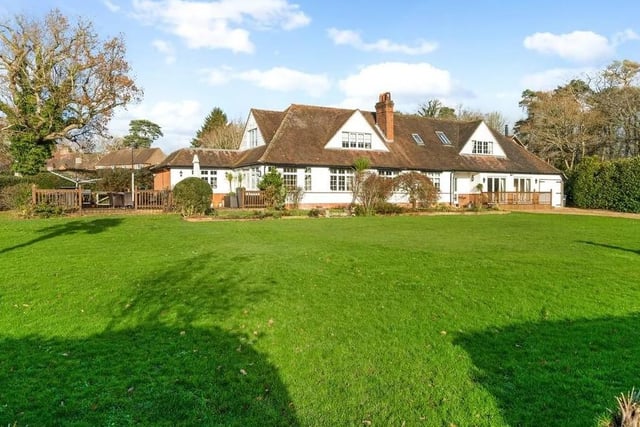 Understood to date from 1920, Middle Lodge is a well-presented and comfortable six-bed family home. Picture: Savills - Haywards Heath.