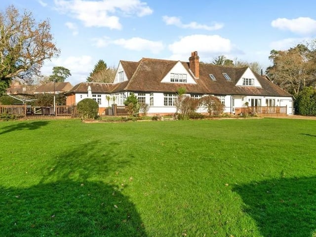 Understood to date from 1920, Middle Lodge is a well-presented and comfortable six-bed family home. Picture: Savills - Haywards Heath.