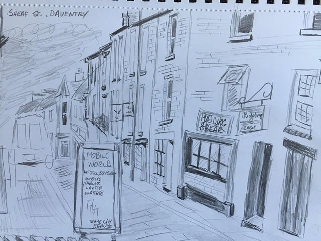 A brilliant take on Sheaf Street in Daventry.