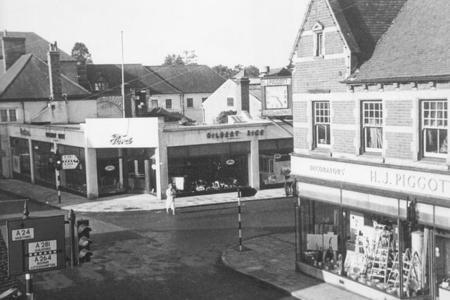 The Blackhorse Corner, Horsham in the 1950s