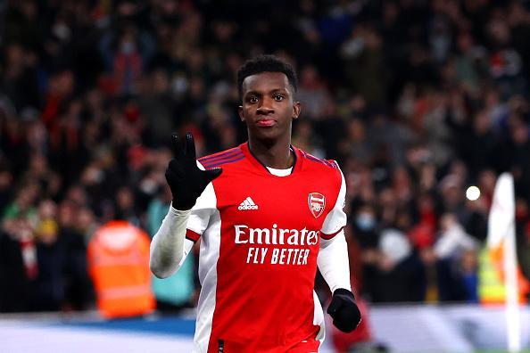 Arsenal's Eddie Nketiah is tipped to leave the Gunners this season