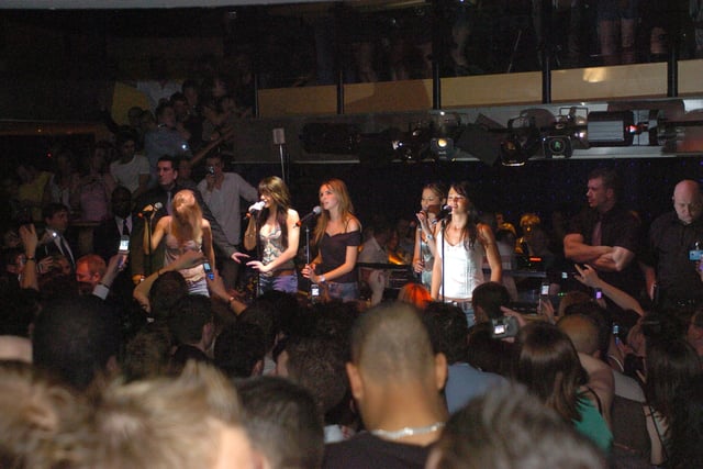 2005 - Girls Aloud at Faith nightclub, Geneva Street, Peterborough