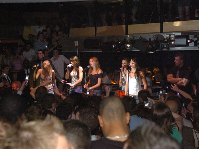 2005 - Girls Aloud at Faith nightclub, Geneva Street, Peterborough