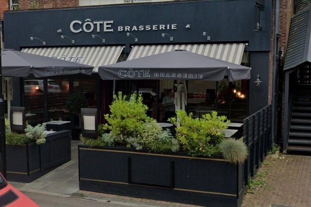 Cote Brasserie in The Broadway, Haywards Heath, offers a modern interpretation of the many famous bistros of Paris. Its European and French menu has vegetarian, vegan and gluten-free options. Picture: Google Street View.