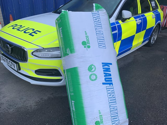 There was nearly a serious incident on the A1M this week when a truck spilled its load all across one lane of the road. Officers had to attend to clear up several bags of insulation. The search for the driver is ongoing.