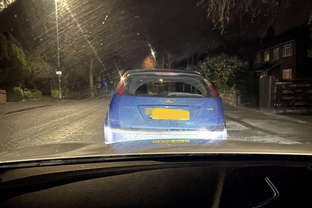 This driver was spotted for having a broken headlight. It was later found out that he had no insurance either or licence. Reported and seized.