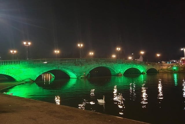 The bridge was lit up for the final time in 2021 on December 21 for the NSPCC Walk for Children. Walkers across the country raised over £65,000.