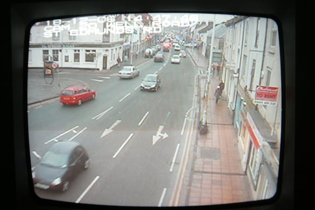 A different take on Wellingborough Road - this time from a CCTV image in 2006 from the former Northampton Borough Council's control room