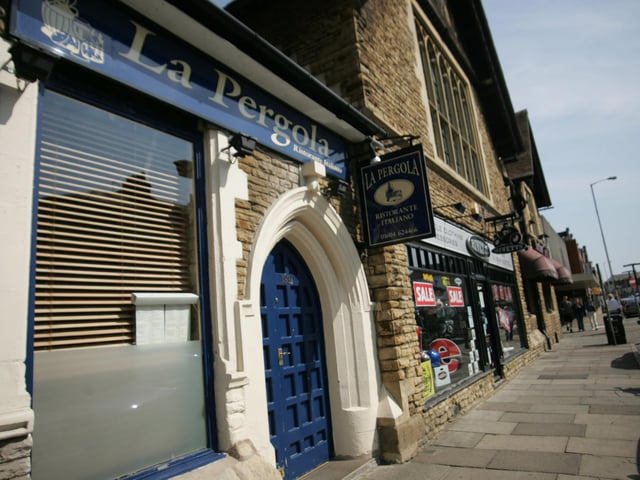 This picture of La Pergola restaurant was taken in 2007 for a restaurant review