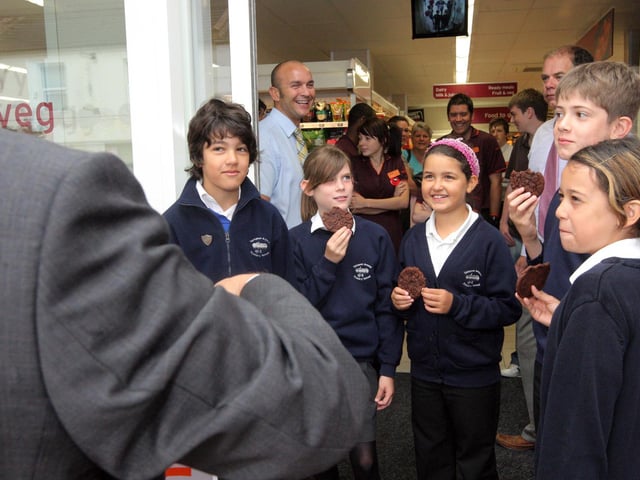 And these children from Simpson Avenue Primary School were given a treat at the official opening of Sainsbury's Local
