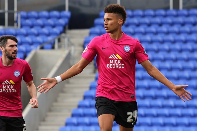 Striker Angol joined Posh from Luton in July 2015, but had to wait until September to make his debut at Oldham. He scored twice in a 5-1 League One win and is pictured celebrating one of them. He scored 12 goals in 55 Posh appearances before going on a Football League tour to Mansfield, Lincoln, Shrewsbury, Lincoln again and Orient. He's now at Bradford City.