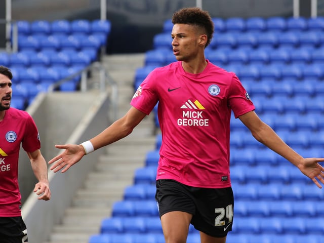 Striker Angol joined Posh from Luton in July 2015, but had to wait until September to make his debut at Oldham. He scored twice in a 5-1 League One win and is pictured celebrating one of them. He scored 12 goals in 55 Posh appearances before going on a Football League tour to Mansfield, Lincoln, Shrewsbury, Lincoln again and Orient. He's now at Bradford City.