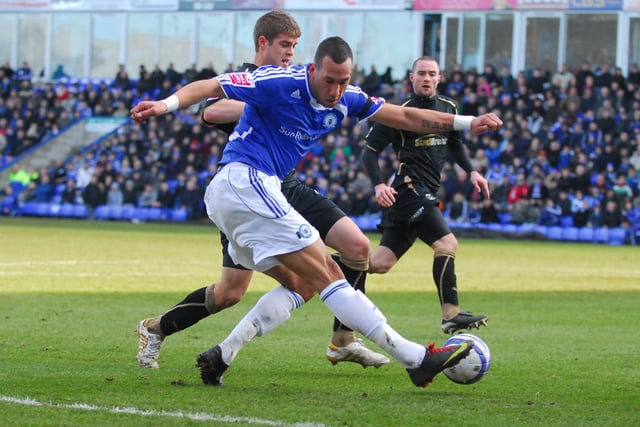 Striker Dickinson (pictured) signed for Posh on loan from Brighton in February, 2010 and scored on his debut, a 3-1 Championship win over Ipswich Town at London Road. Scored three goals in nine Posh apprearances before returning to Brighton. Played for Barnsley, Walsall, Rochdale and Southend before drifting into non league football. Now retired.