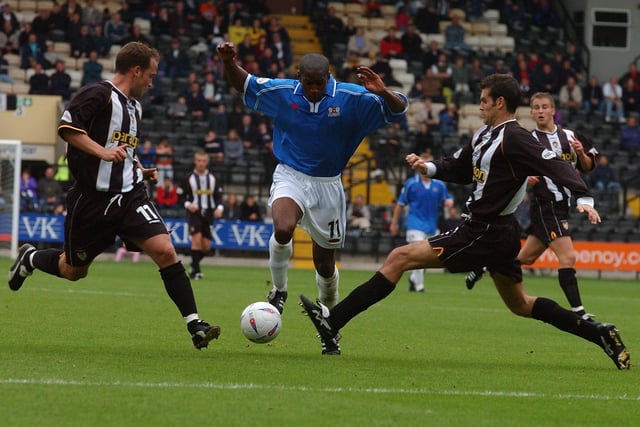 Newton (pictured) joined Posh as a right winger on a free transfer from Orient in the summer of 2002. He made his debut for Posh in a 3-2 Division Two win at Luton Town, scoring after 30 minutes. He went on to be a great Posh servant making 237 appearances, mostly as a right back, and scoring 9 goals. Went on to play for Brentford, Luton and Woking before retiring.