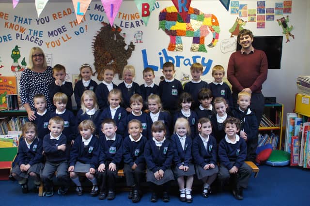 St Andrew's CE Infants School. Fireflies class - teacher Mr Robson, TA Mrs Campbell SUS-151014-100410001