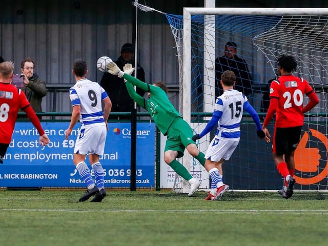 Action from Eastbourne Borough's 2-0 win at Oxford City / Pictures: Lydia and Nick Redman