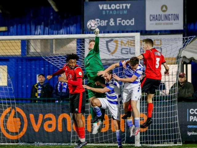 Action from Eastbourne Borough's 2-0 win at Oxford City / Pictures: Lydia and Nick Redman