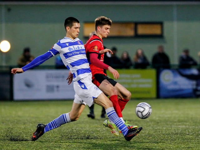 Action from Eastbourne Borough's 2-0 win at Oxford City / Pictures: Lydia and Nick Redman