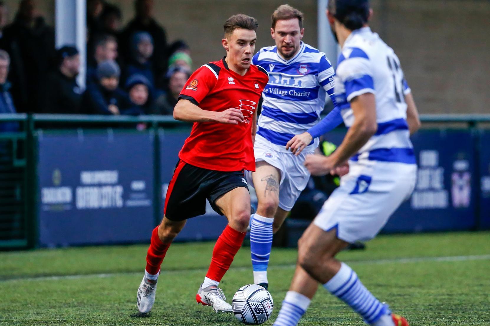 Action from Eastbourne Borough's 2-0 win at Oxford City / Pictures: Lydia and Nick Redman