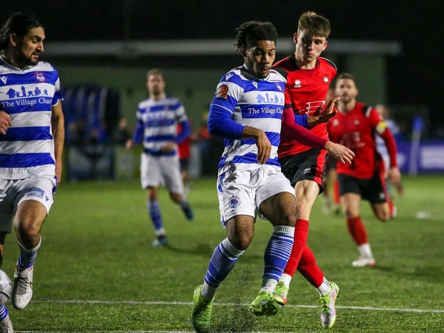 Action from Eastbourne Borough's 2-0 win at Oxford City / Pictures: Lydia and Nick Redman