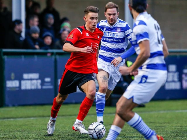 Action from Eastbourne Borough's 2-0 win at Oxford City / Pictures: Lydia and Nick Redman
