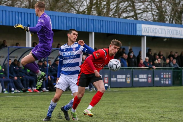 Action from Eastbourne Borough's 2-0 win at Oxford City / Pictures: Lydia and Nick Redman