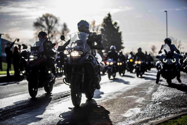 The annual Chilly Willy Charity Motorcycle Ride on January 9, 2022 at the All Seasons Cafe in the Billing Garden Village. Photo by Kirsty Edmonds.