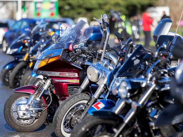 The annual Chilly Willy Charity Motorcycle Ride on January 9, 2022 at the All Seasons Cafe in the Billing Garden Village. Photo by Kirsty Edmonds.