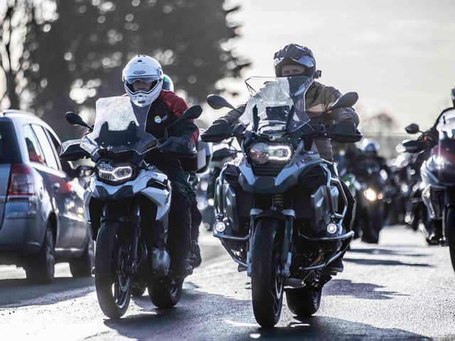 The annual Chilly Willy Charity Motorcycle Ride on January 9, 2022 at the All Seasons Cafe in the Billing Garden Village. Photo by Kirsty Edmonds.