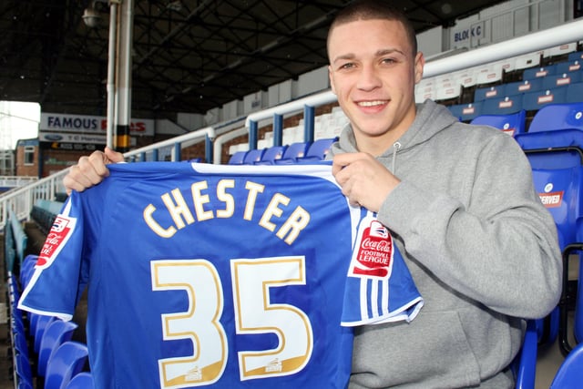 Centre-back Chester played 5 times in 19 days for a Posh side heading for promotion from League One after joining on loan from Manchester United in February, 2009. He finished on the losing side just once, but once manager Darren Ferguson could select Gaby Zakuani and Ryan Bennett at the back again Chester became surplus to requirements, although he went on to have a strong career at Hull and Aston Villa. Villa paid West Brom £9 million for Chester after the Baggies had paid Hull £8 million for his services. Chester is now at Championship club Stoke City. Posh rating 7/10.