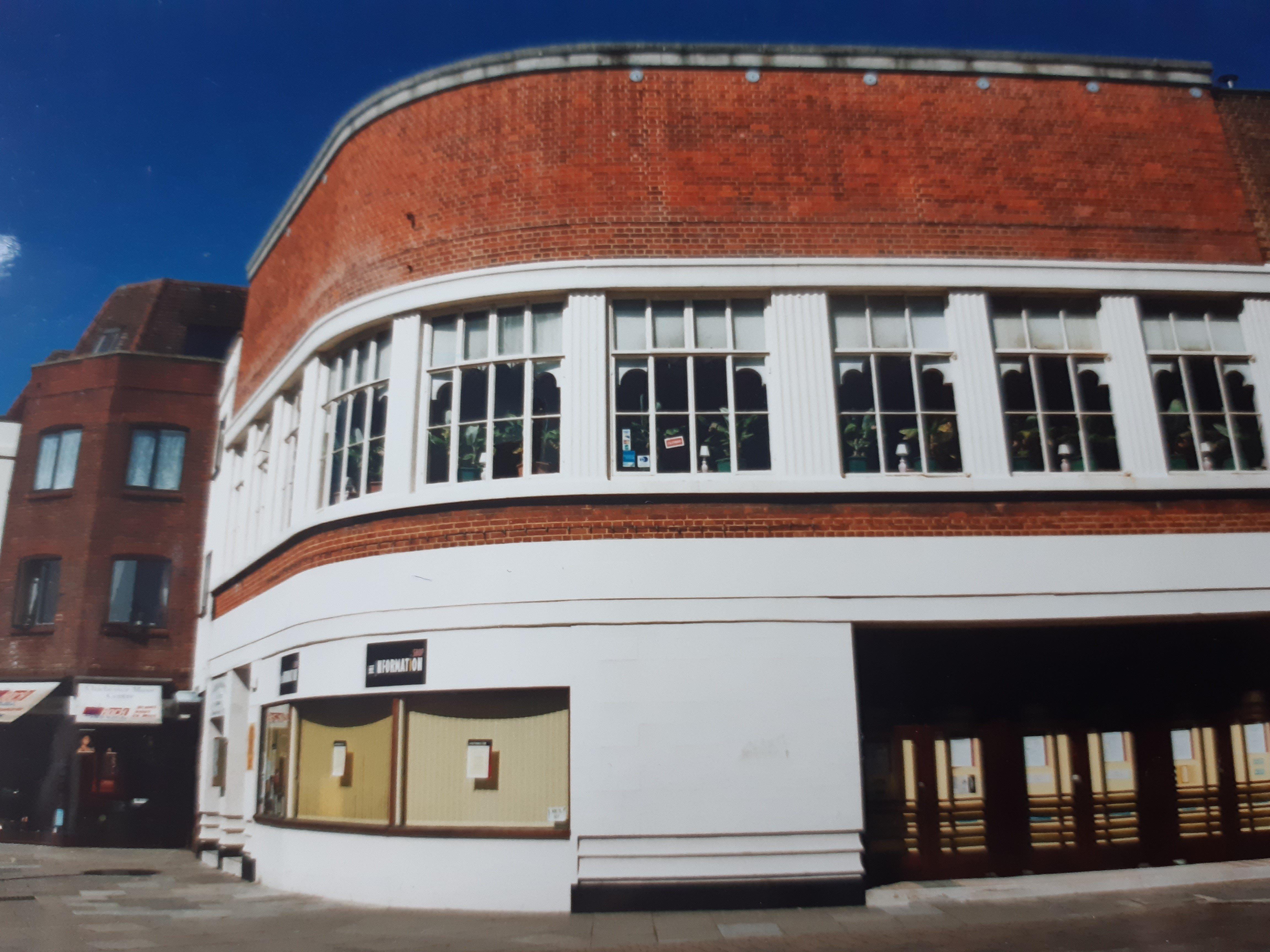 The former swimming pool at Eastgate Square in Chichester
