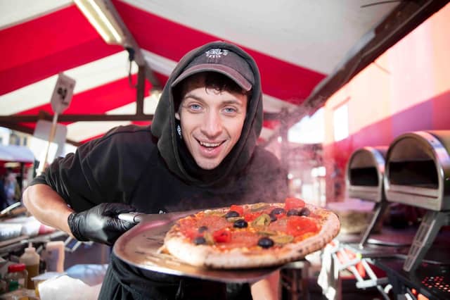 Vegan Market Co in Market Square, Northampton town centre on Sunday, January 9, 2022. Photo by Kirsty Edmonds.