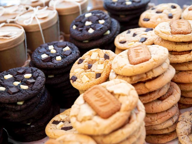Vegan Market Co in Market Square, Northampton town centre on Sunday, January 9, 2022. Photo by Kirsty Edmonds.