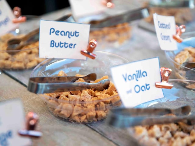 Vegan Market Co in Market Square, Northampton town centre on Sunday, January 9, 2022. Photo by Kirsty Edmonds.