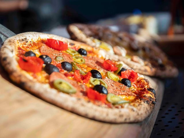 Vegan Market Co in Market Square, Northampton town centre on Sunday, January 9, 2022. Photo by Kirsty Edmonds.