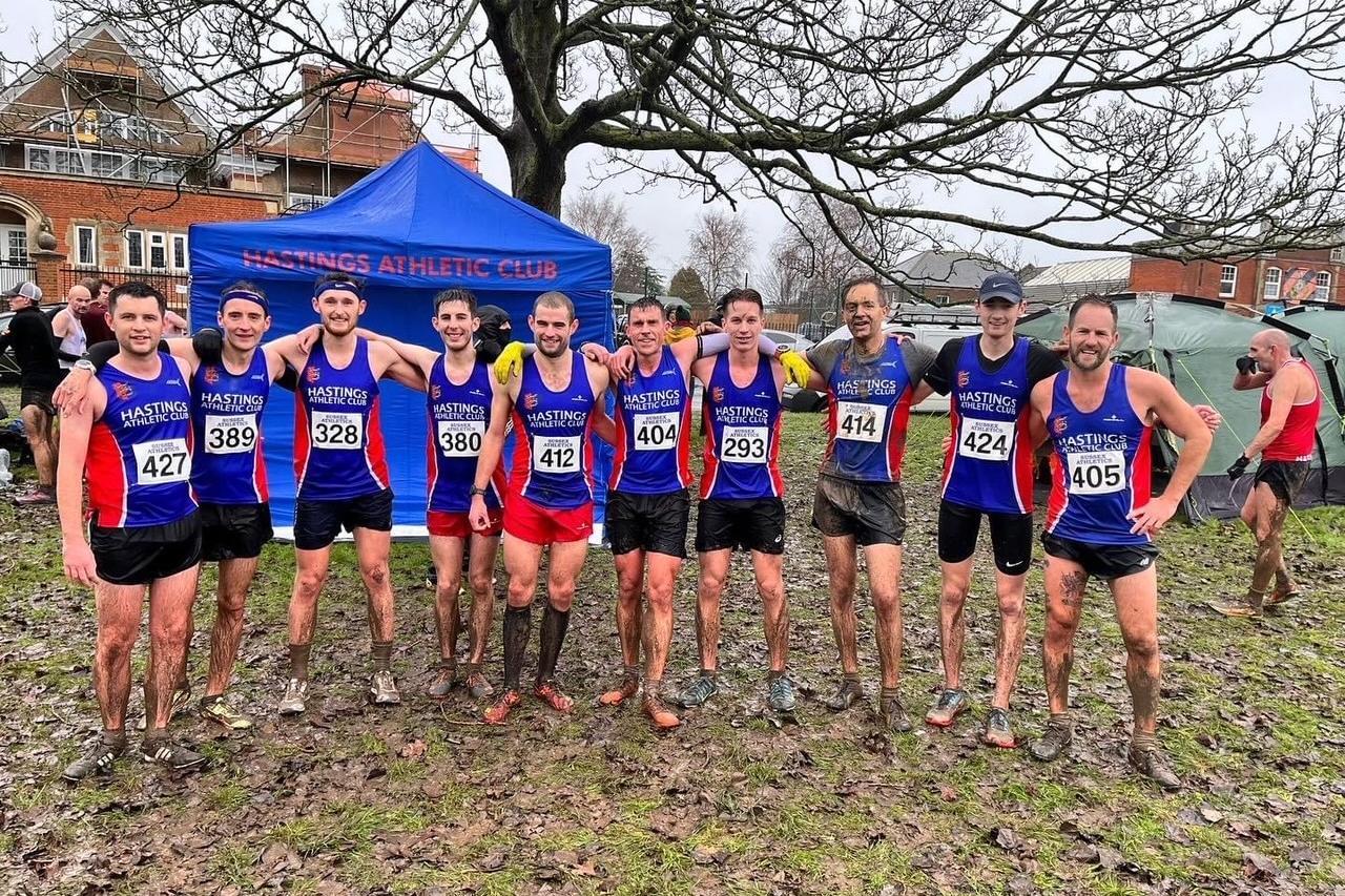Hastings AC runners at the Sussex cross country championships / Picture: Andy Cox