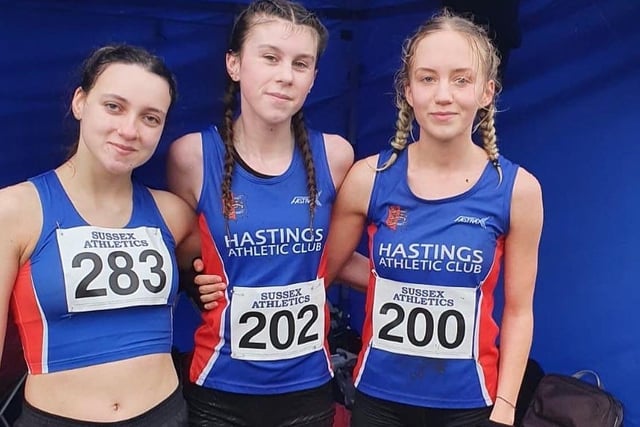 Hastings AC runners at the Sussex cross country championships / Picture: Andy Cox