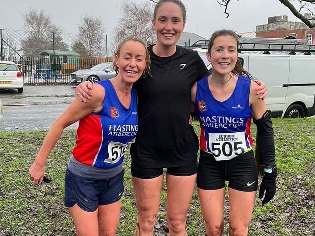 Hastings AC runners at the Sussex cross country championships / Picture: Andy Cox