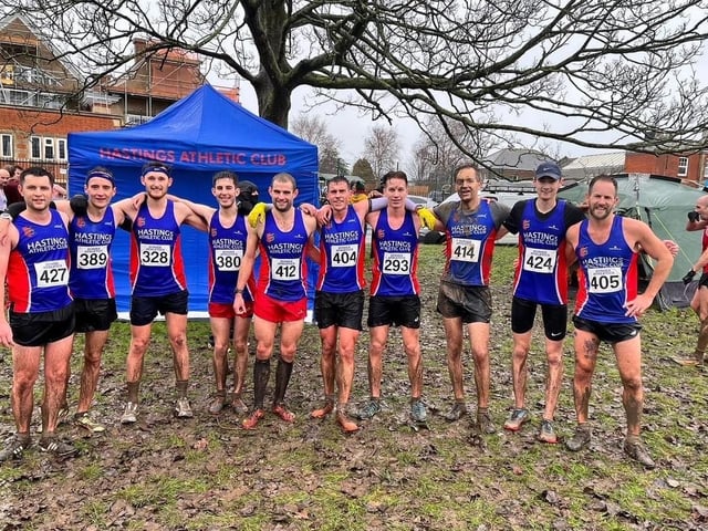 Hastings AC runners at the Sussex cross country championships / Picture: Andy Cox