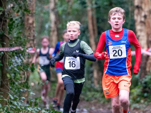 Hastings AC runners at the Sussex cross country championships / Picture: Andy Cox