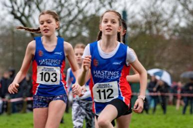 Hastings AC runners at the Sussex cross country championships / Picture: Andy Cox