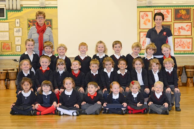 Reception class at Goring First School in autumn 2014
